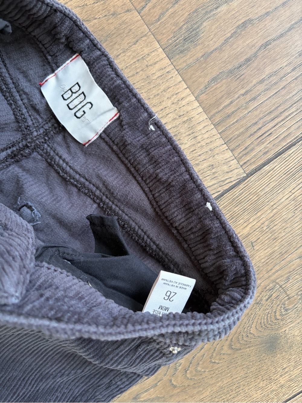 BDG women Corduroy Pants in Charcoal